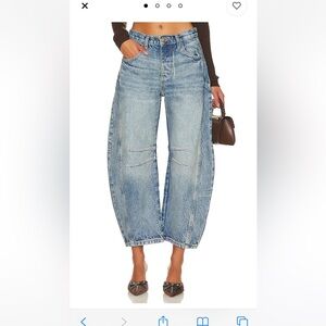 Free People We The Free Barrel Jeans